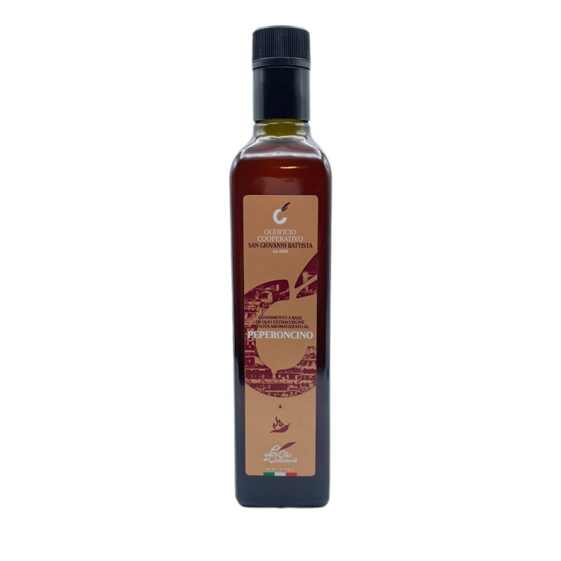 Olio extravergine aromatizzato al peperoncino