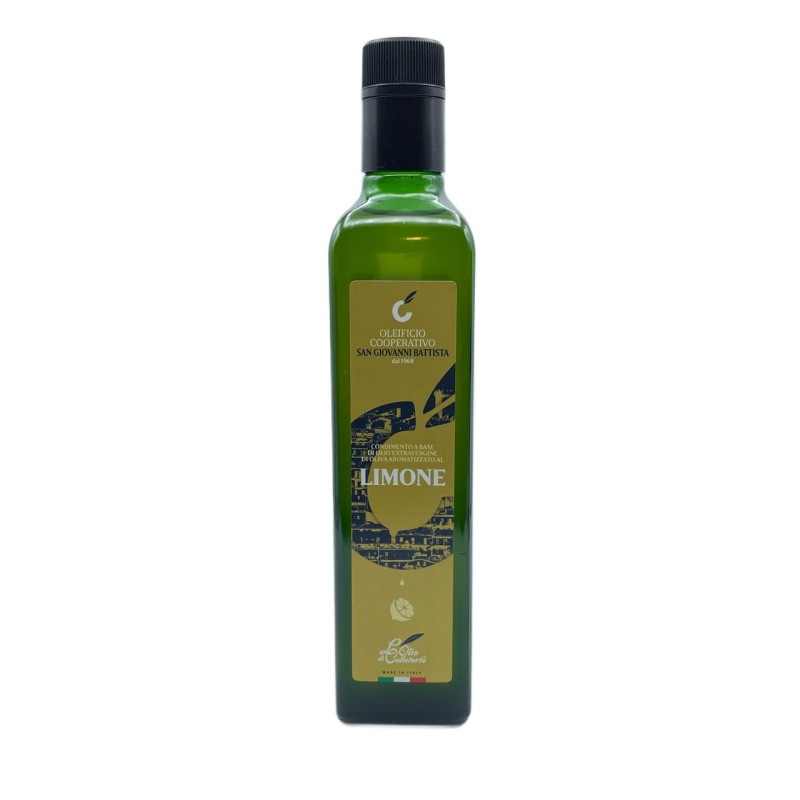 Olio extravergine aromatizzato al limone